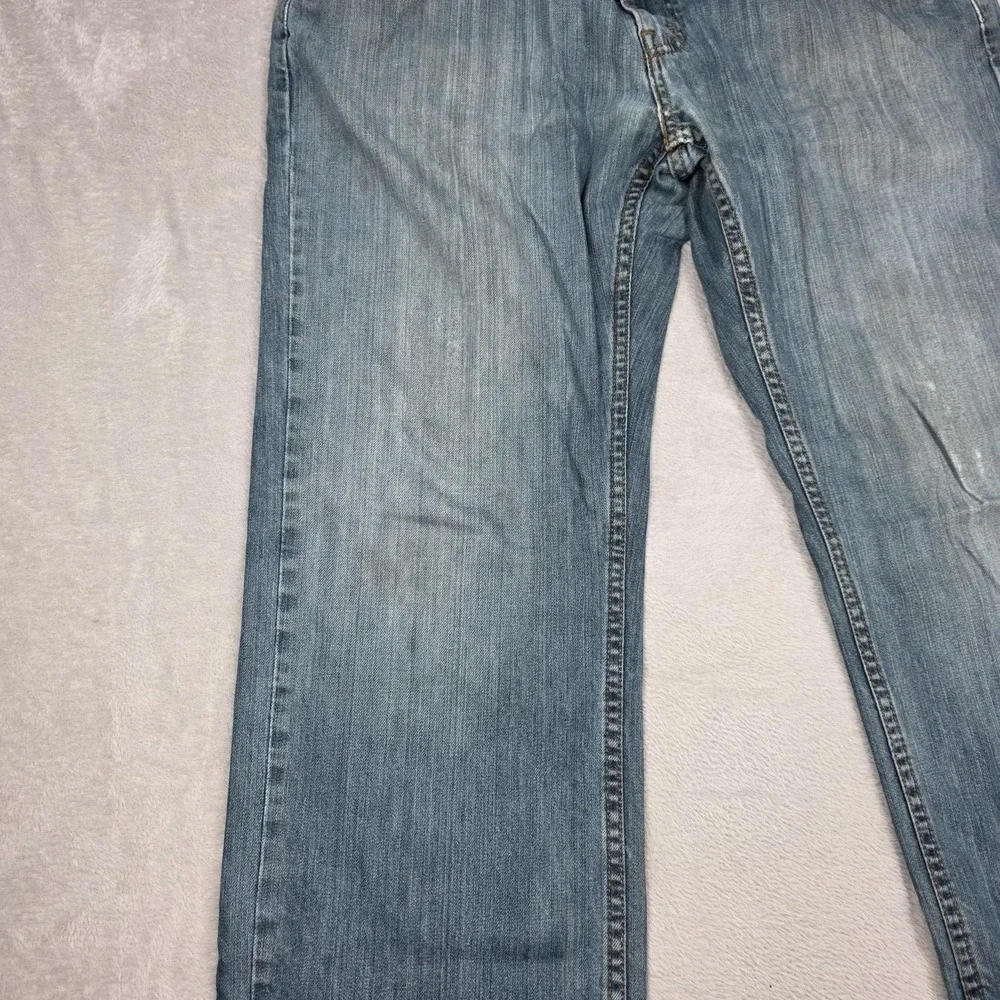 Levis 559 Jeans Mens 36x30‎ Blue Relaxed Straight Leg Denim Casual Light Wash